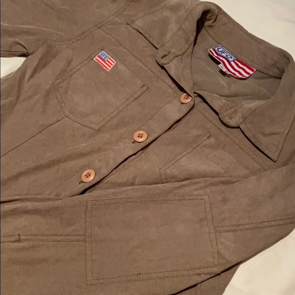 UFO Button Up/ mini dress